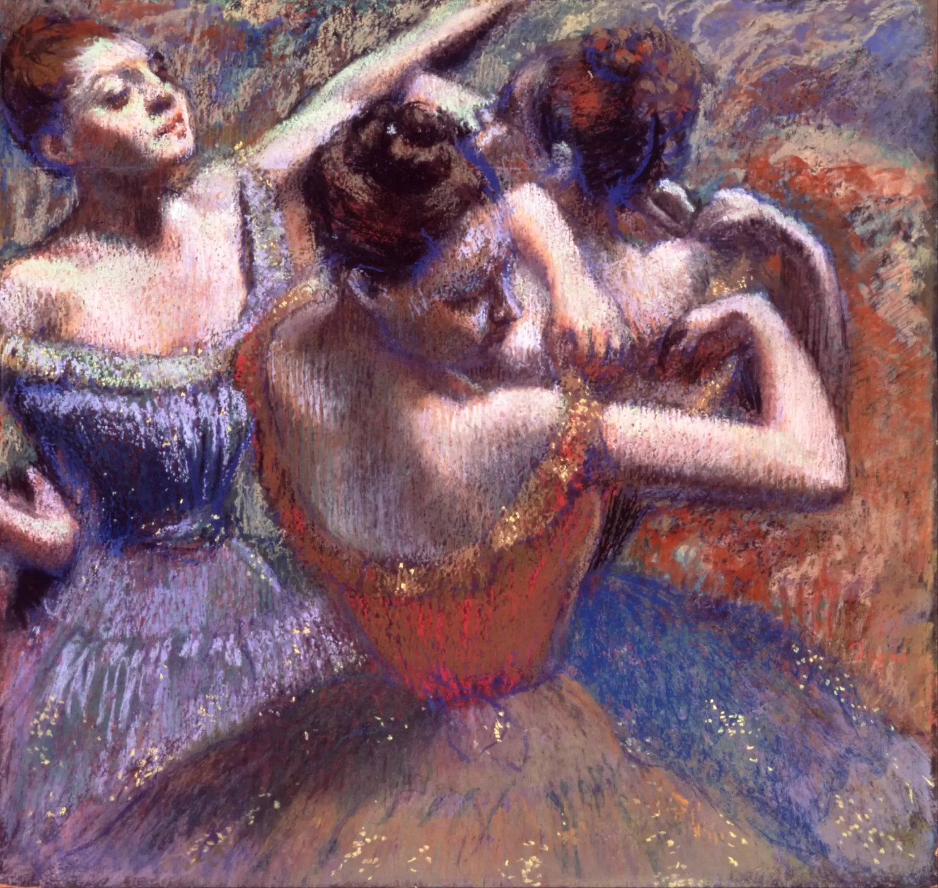 Danseurs - Edgar Degas image 1 reproduction artisanale de tableau