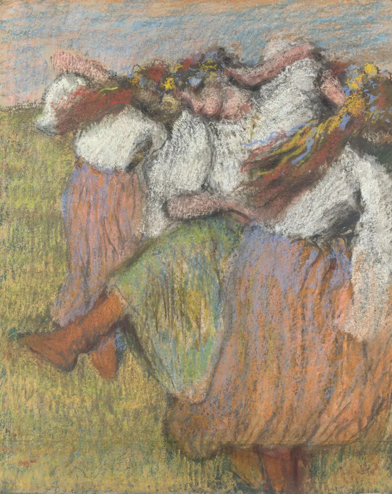 Danseurs ukrainiens - Edgar Degas image 1 copie peinte à la main à l’huile