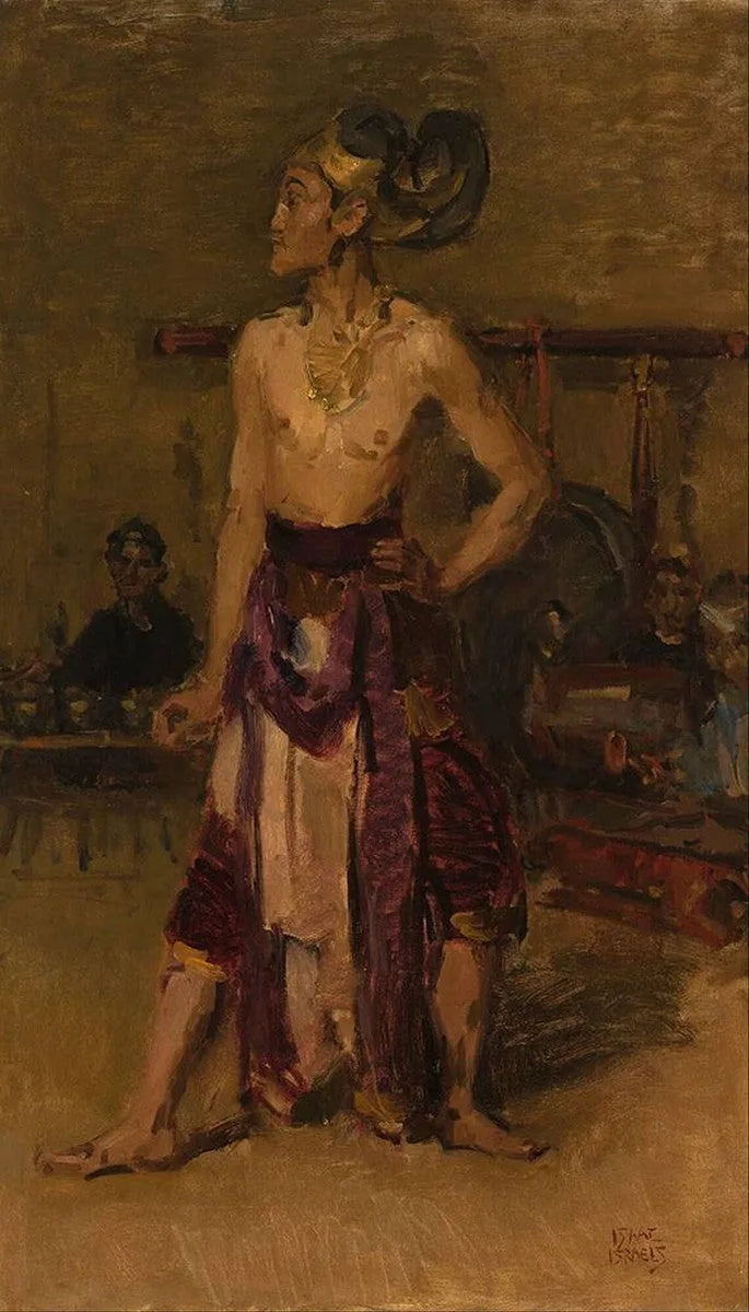 Danseuse javanaise - Isaac Israëls image 1 copie de tableau peinte à la main