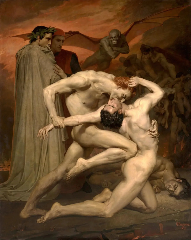 Dante et Virgile - Bouguereau