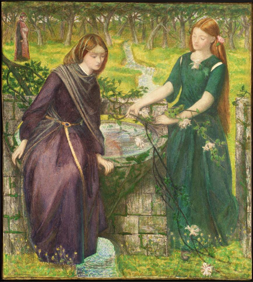 La Vision de Dante de Rachel et Léa - Dante Gabriel Rossetti