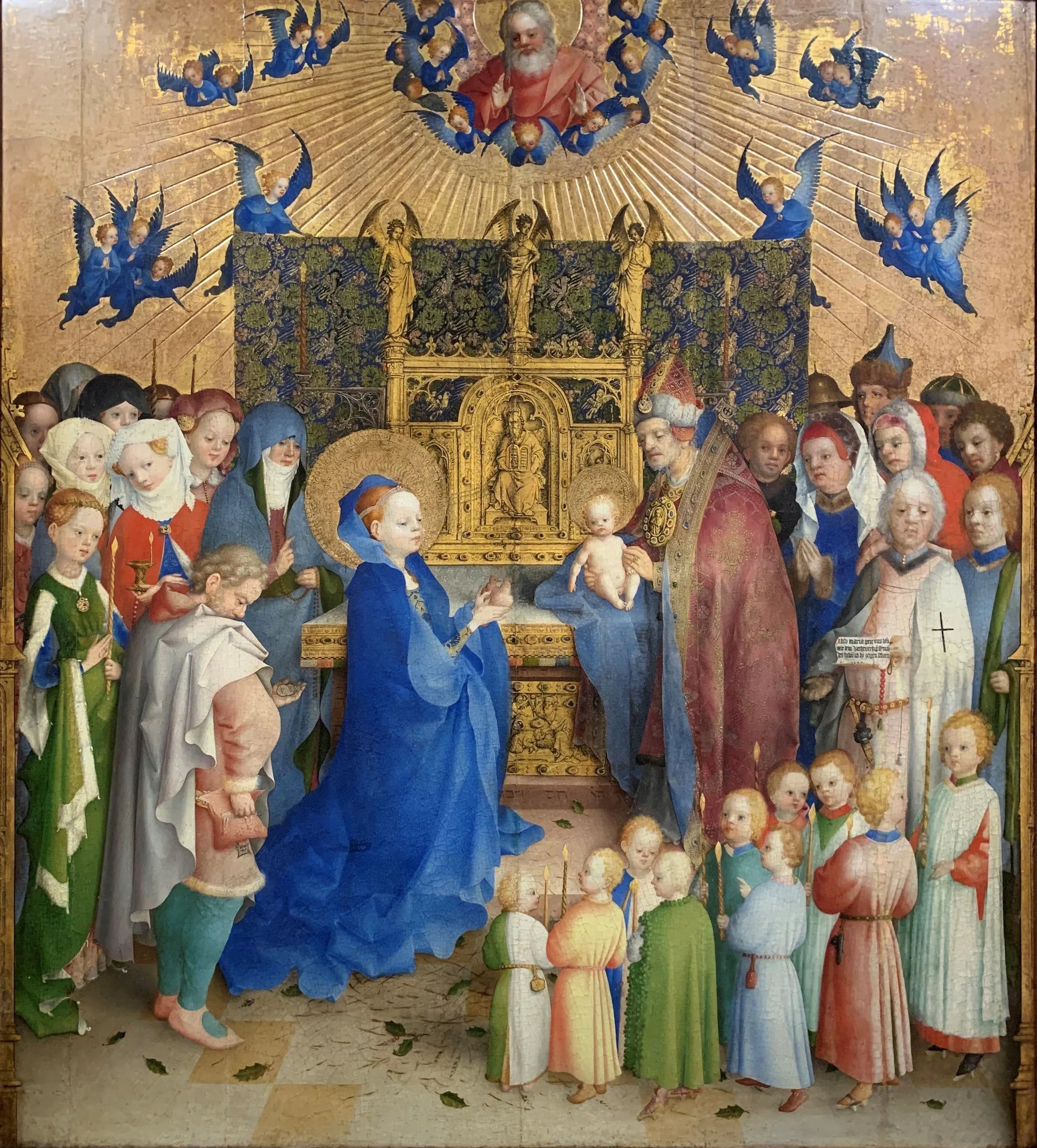 Darbringung im Tempel - Stefan Lochner image 1 tableau peint à l’huile sur toile