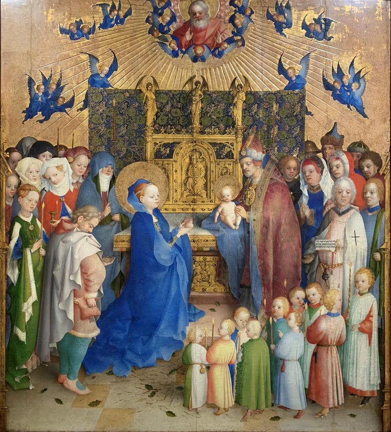 Darbringung im Tempel - Stefan Lochner