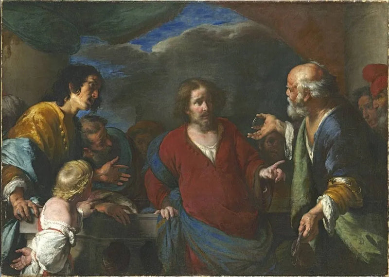 Das Gleichnis vom Zinsgroschen - Bernardo Strozzi