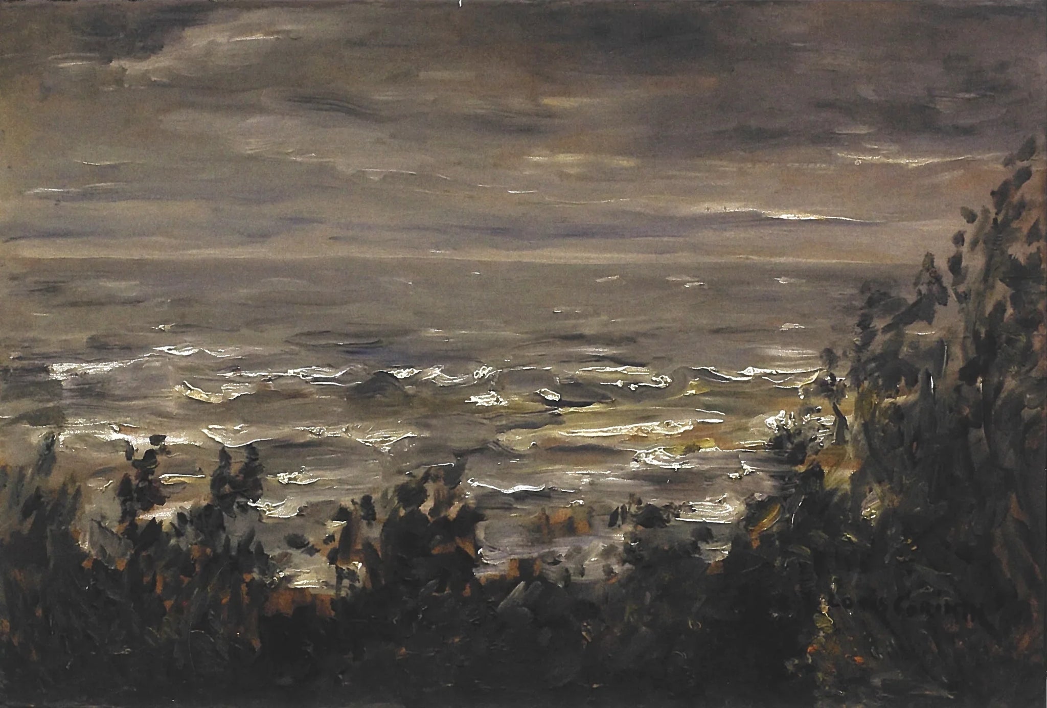 Das Meer bei Zoppot - Lovis Corinth image 1 reproduction artisanale de tableau