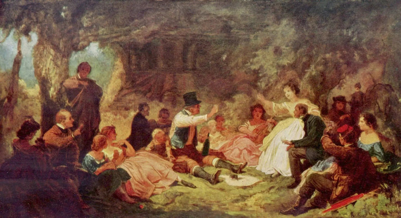 Das Picknick - Carl Spitzweg