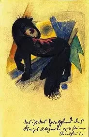 Das Spielpferd des Königs Abigail - Franz Marc