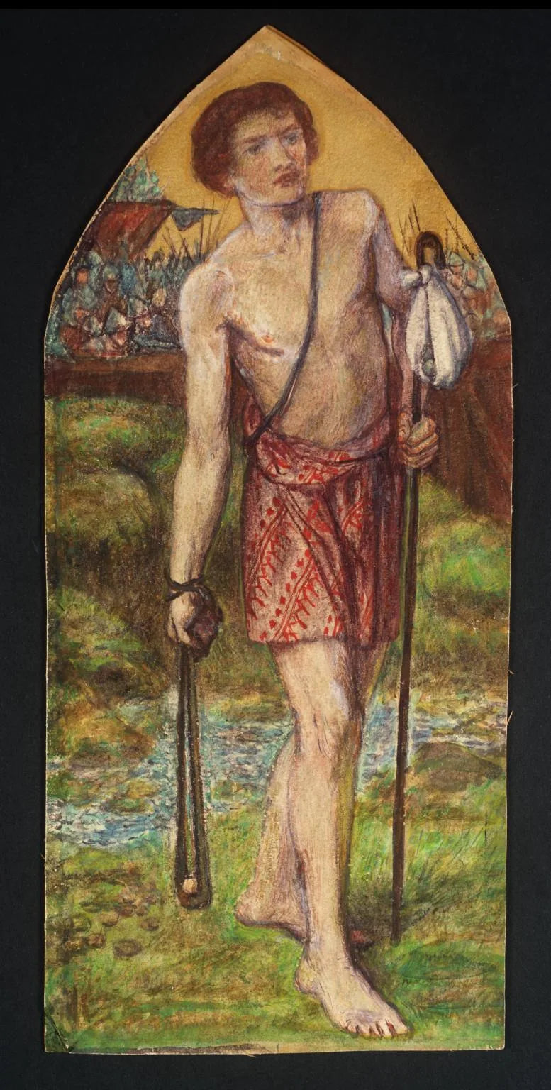 David - Dante Gabriel Rossetti image 1 copie de tableau peinte à la main