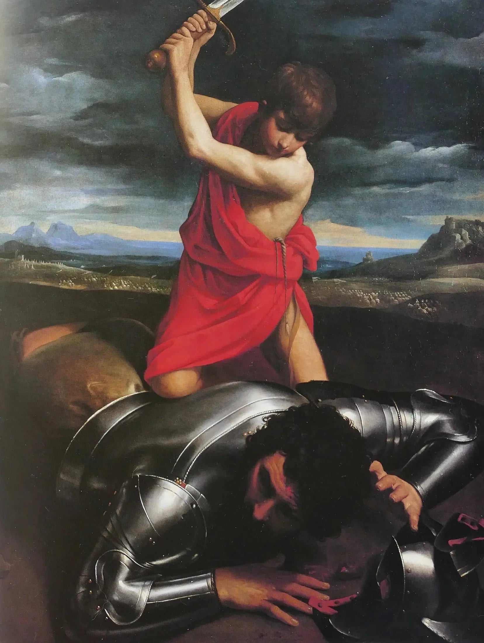 David décapitant Goliath - Guido Reni image 1 reproduction réalisée par Alpha Reproduction