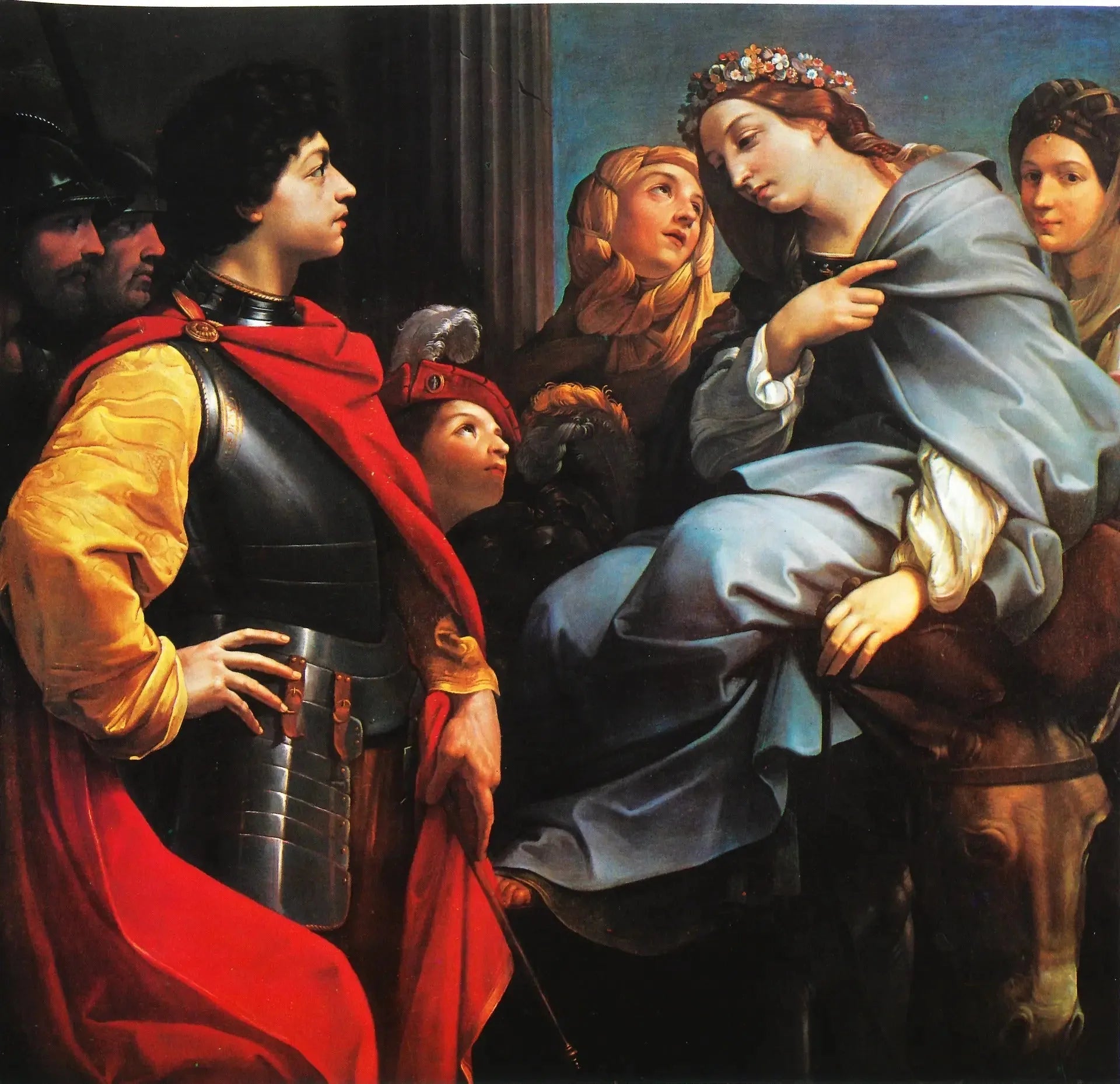 David et Abigail - Guido Reni image 1 tableau peint à l’huile sur toile