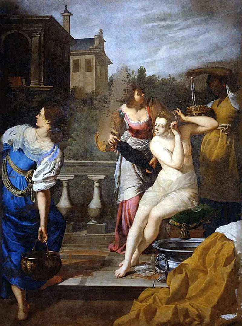 David et Bethsabée - Artemisia Gentileschi image 1 reproduction réalisée par Alpha Reproduction