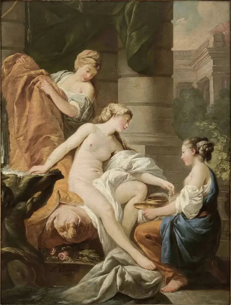 David et Bethsabée - François Boucher image 1 reproduction de peinture à l’huile