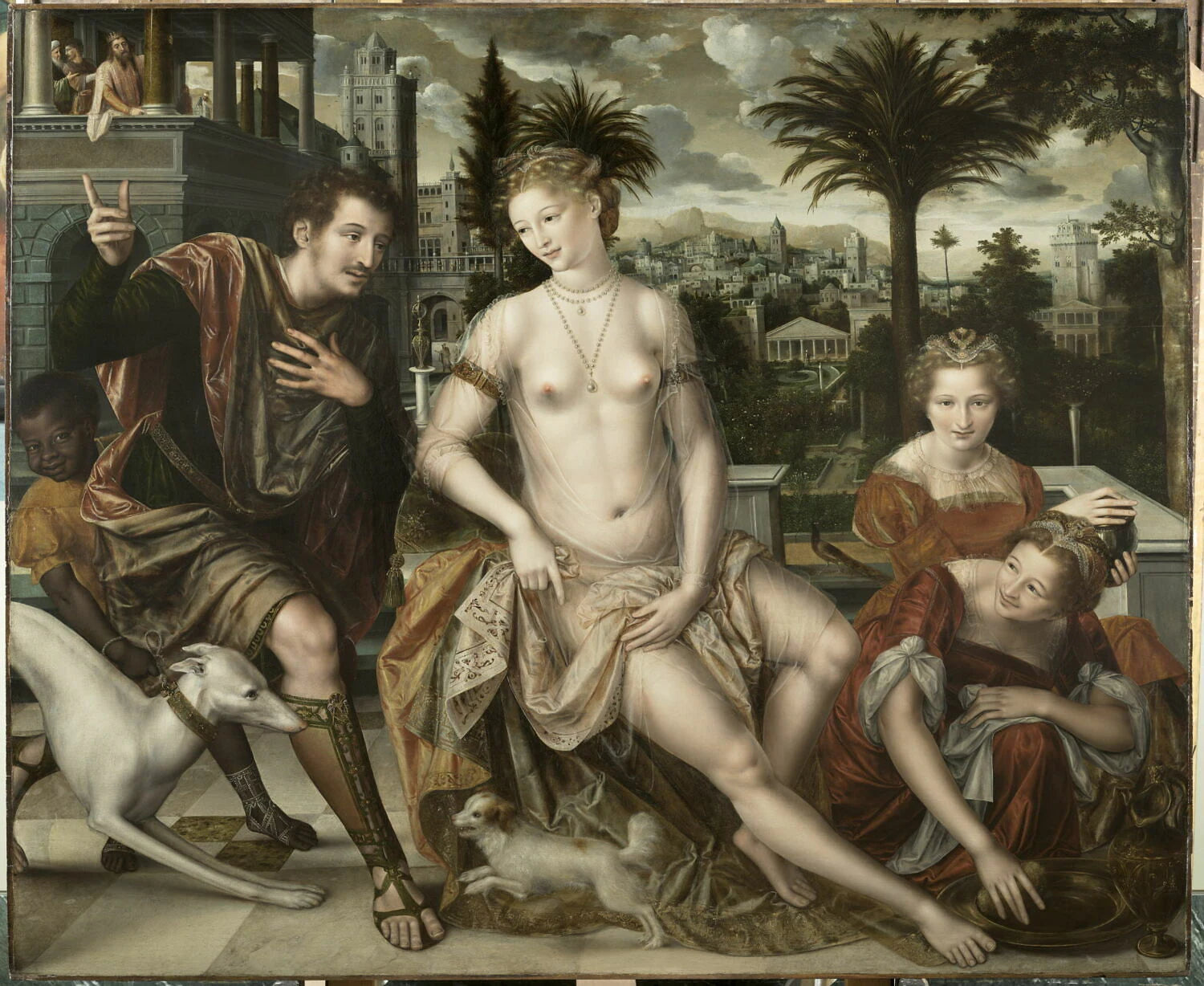 David et Bethsabée - Jan Massys