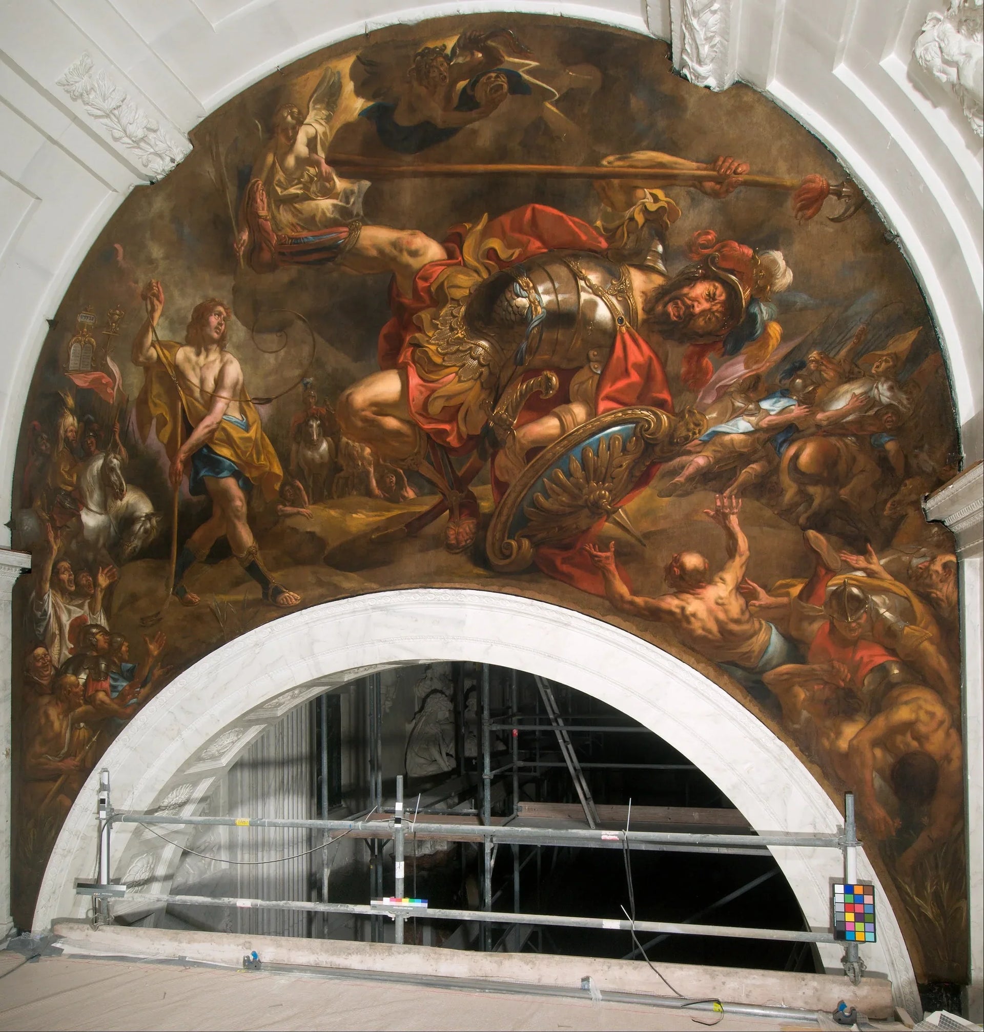 David et Goliath - Jacob Jordaens image 1 copie peinte à la main à l’huile