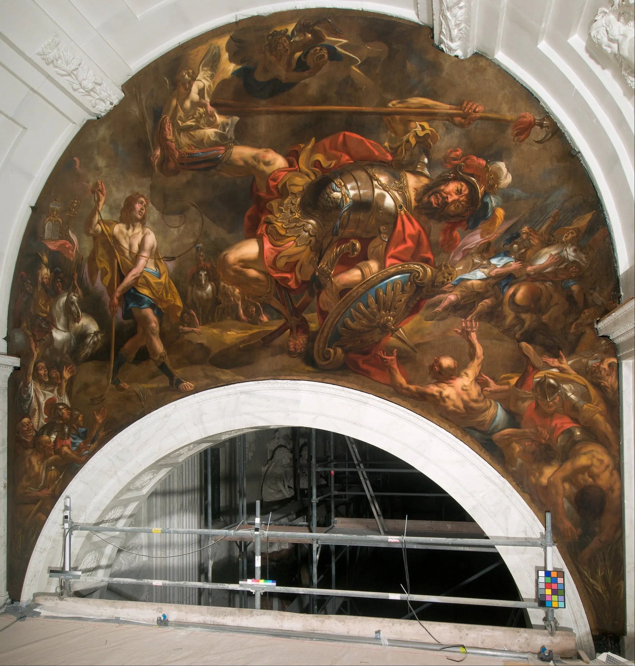 David et Goliath - Jacob Jordaens image 1 copie peinte à la main à l’huile
