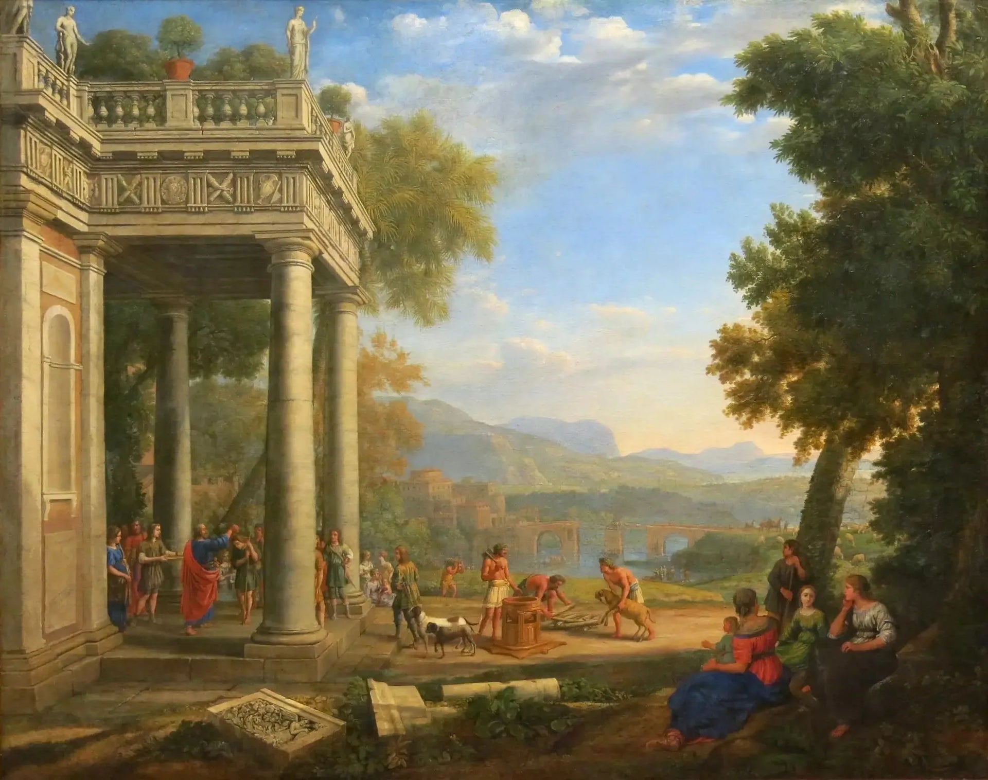 David sacré roi par Samuel - Claude Lorrain image 1 reproduction d’œuvre d’art à l’huile