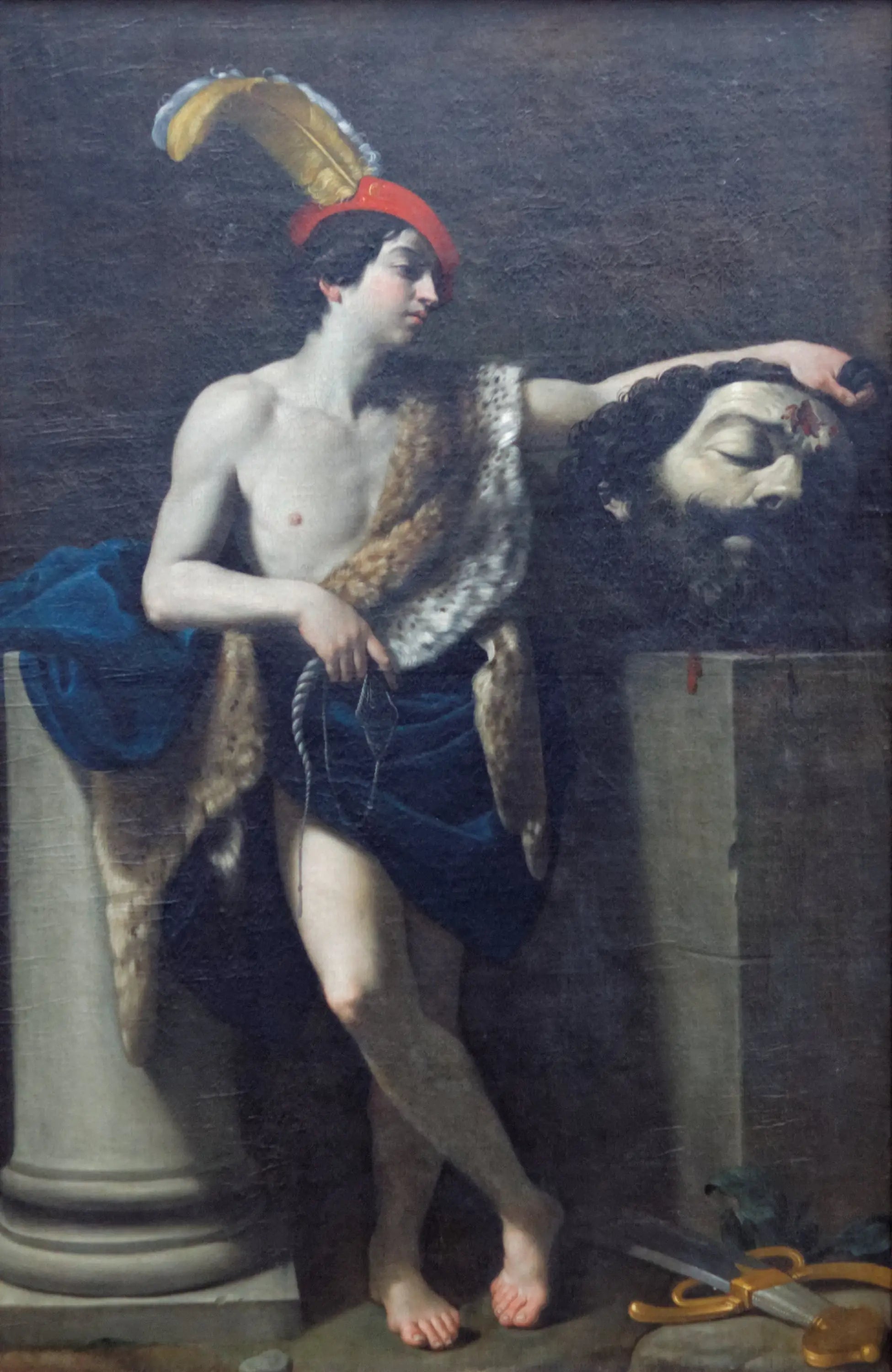 David vainqueur de Goliath - Guido Reni image 1 reproduction réalisée par Alpha Reproduction