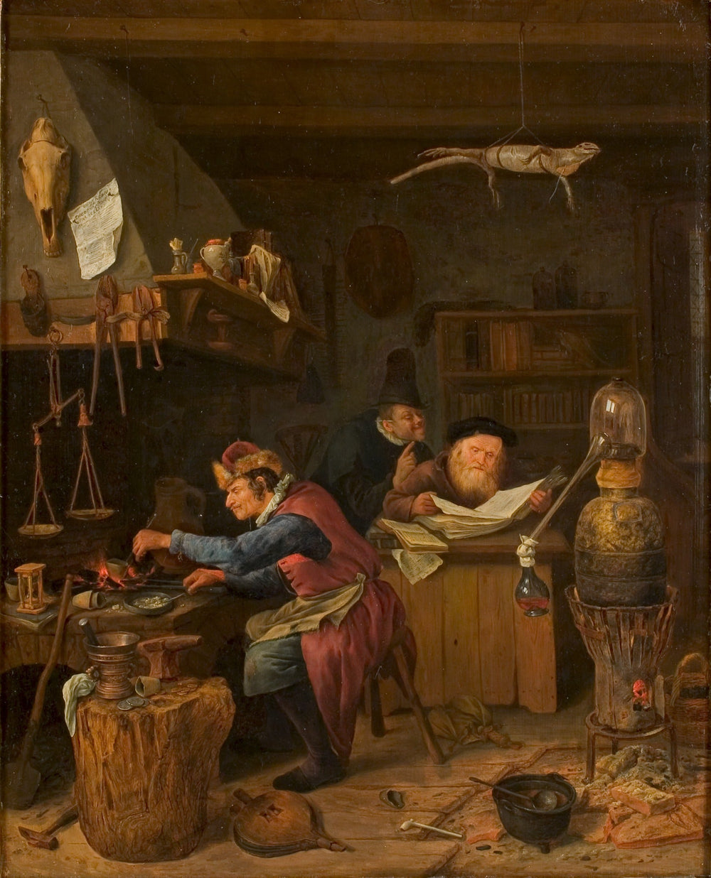 De alchimisten - Jan Steen