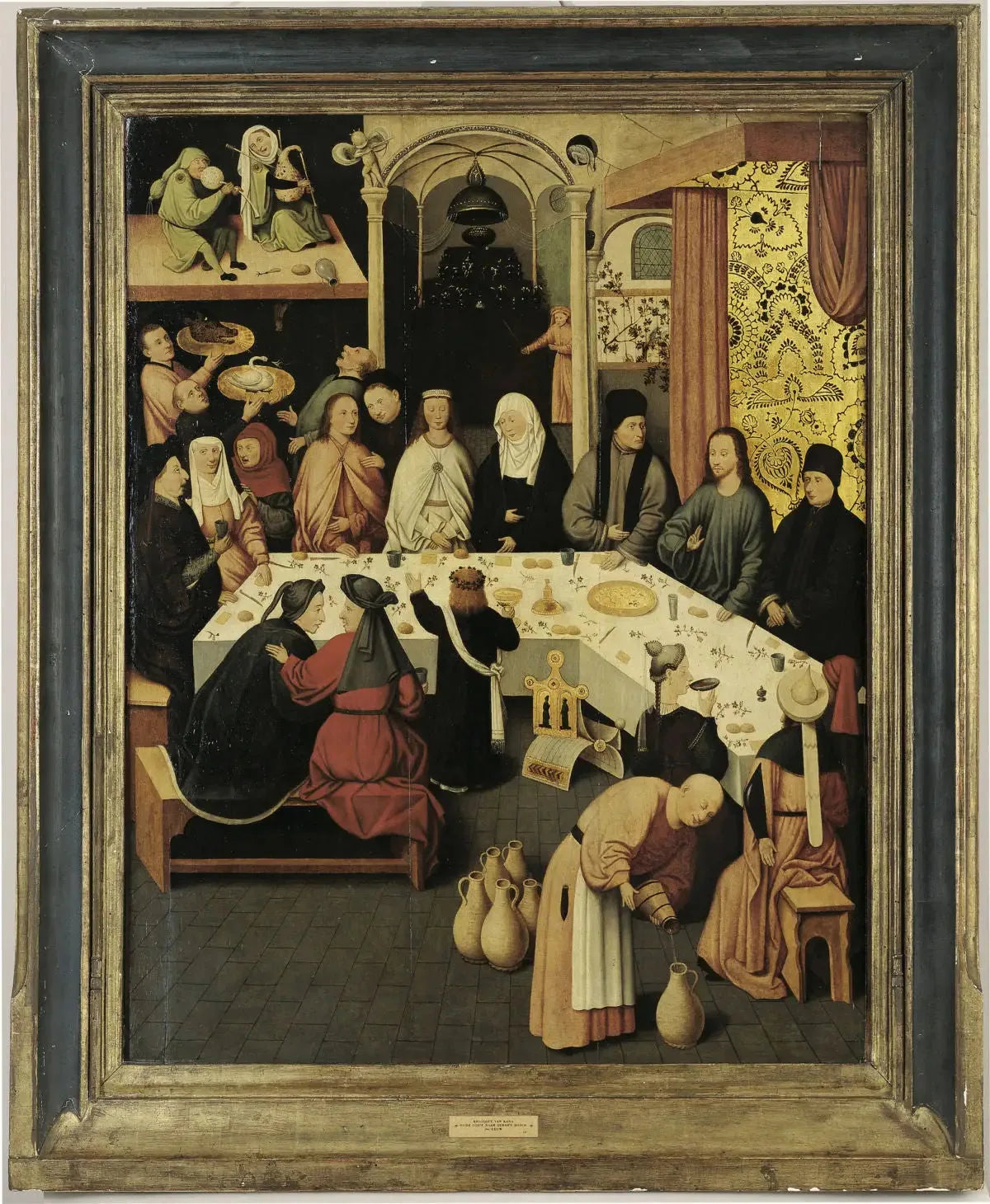 De bruiloft te Kana - Hieronymus Bosch image 1 reproduction artisanale de tableau