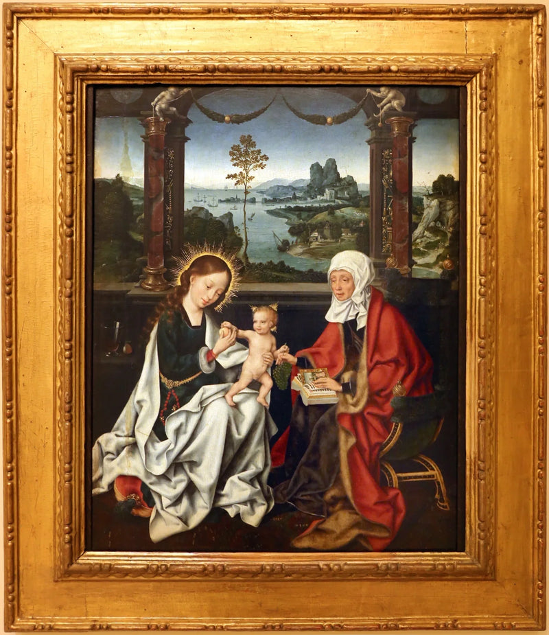 De H. Anna-te-Drieën - Joos van Cleve