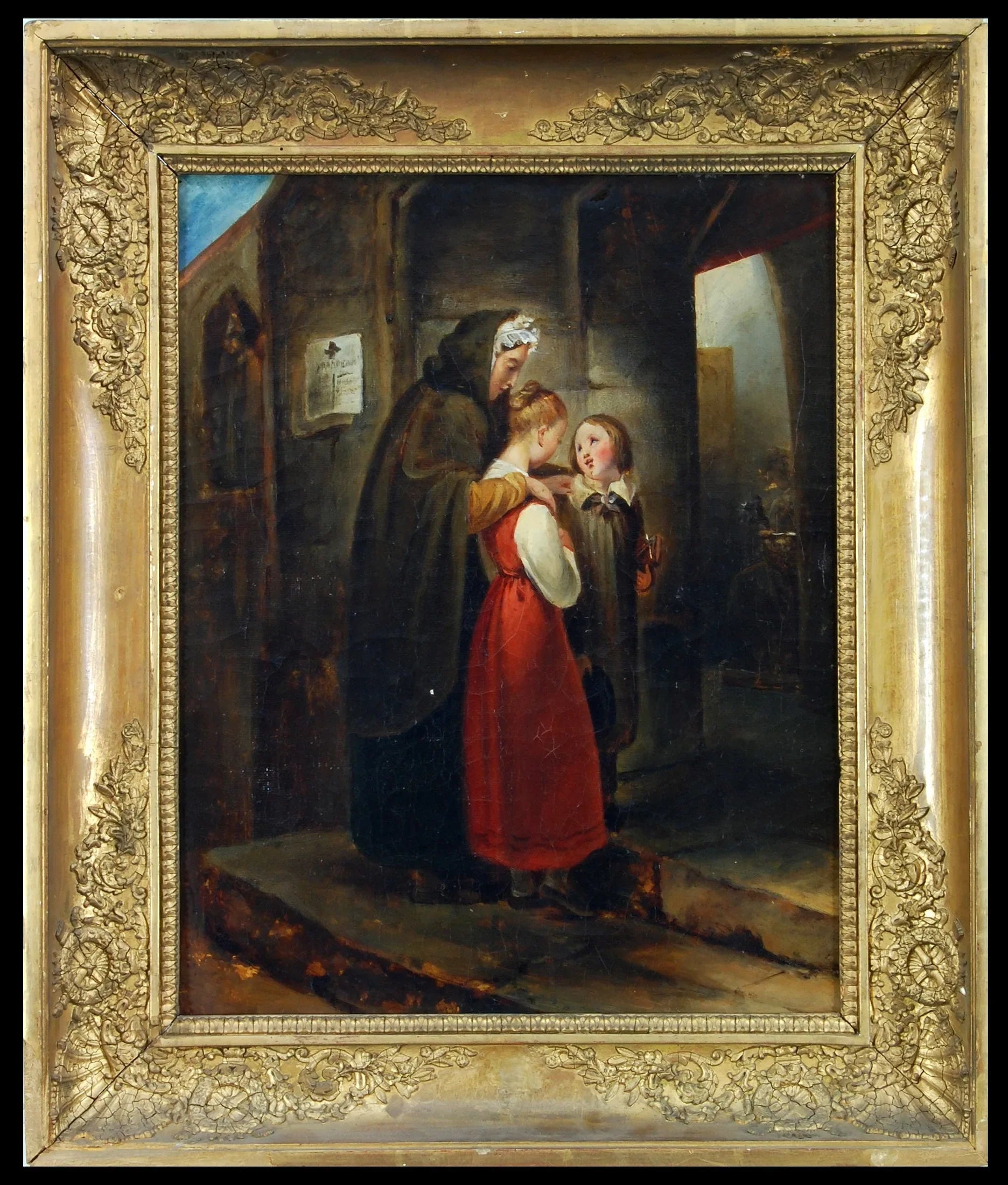 De herstellende moeder - Ary Scheffer image 1 reproduction de peinture à l’huile