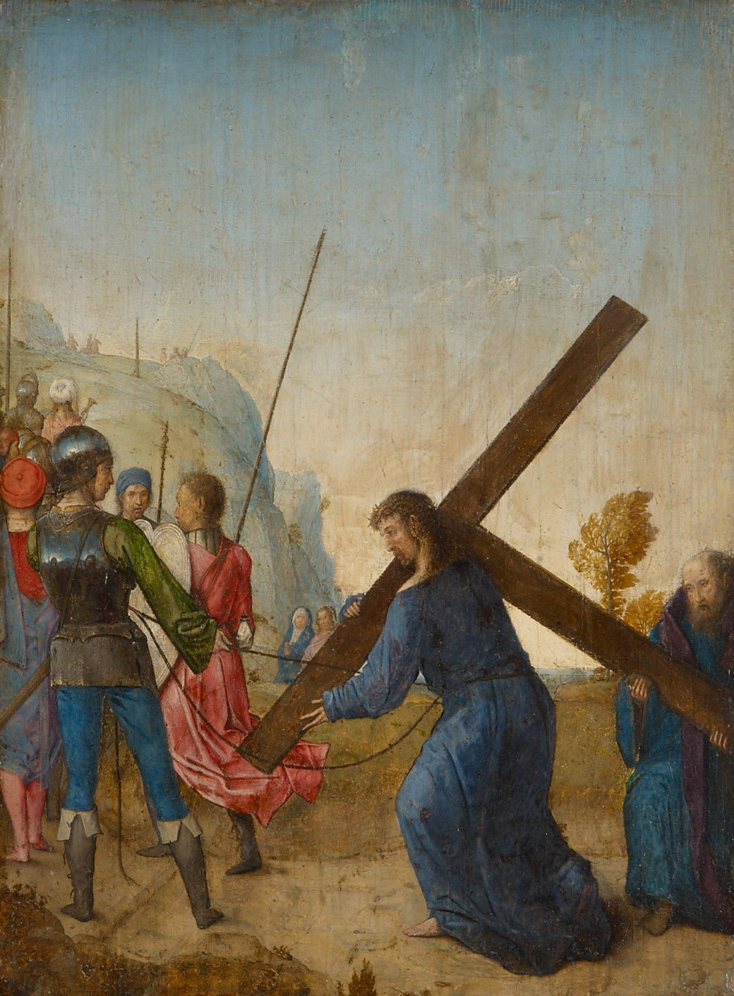 De kruisdraging - Juan de Flandes image 1 reproduction artisanale de tableau
