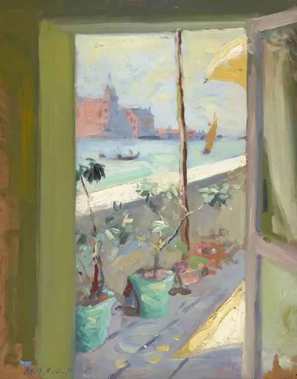 De l'Hôtel Calcina - Francis Cadell image 1 reproduction de peinture à l’huile