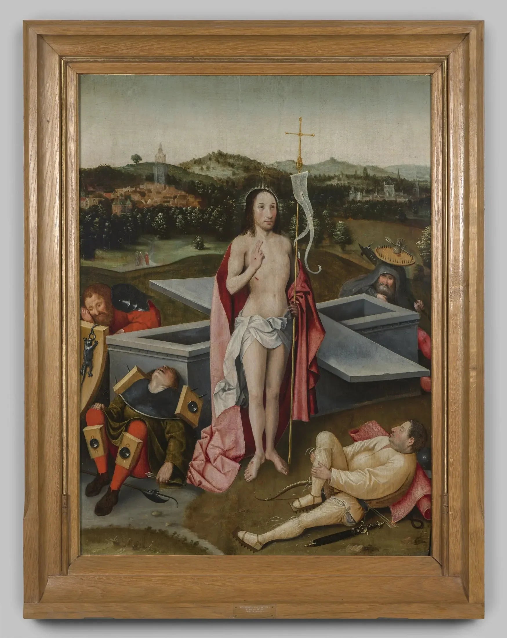 De opstanding van Jezus - Hieronymus Bosch image 1 copie de tableau peinte à la main