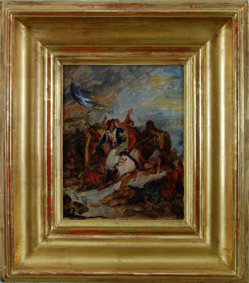 De overgeblevenen van het garnizoen van Mesolongi - Ary Scheffer