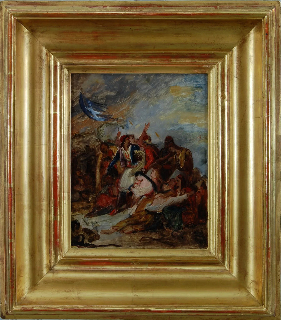 De overgeblevenen van het garnizoen van Mesolongi - Ary Scheffer