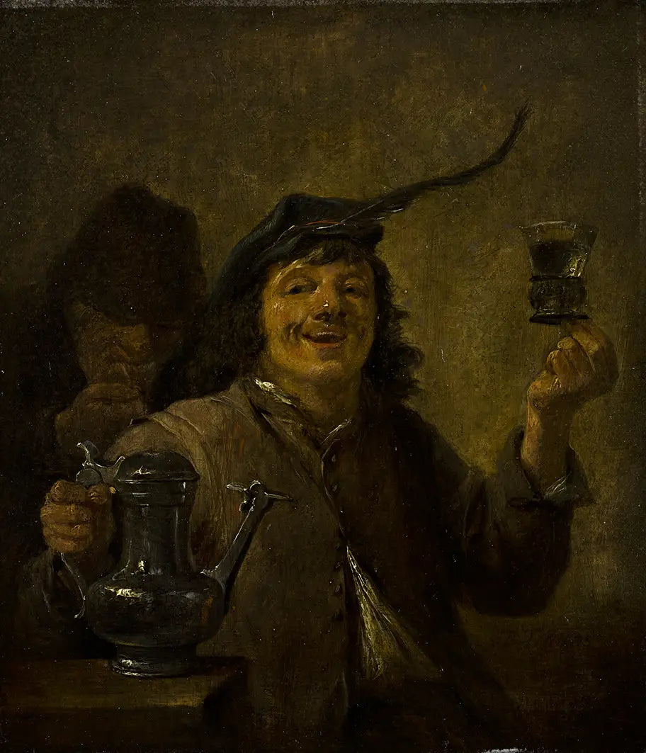De smaak - David Teniers le Jeune image 1 reproduction de peinture à l’huile