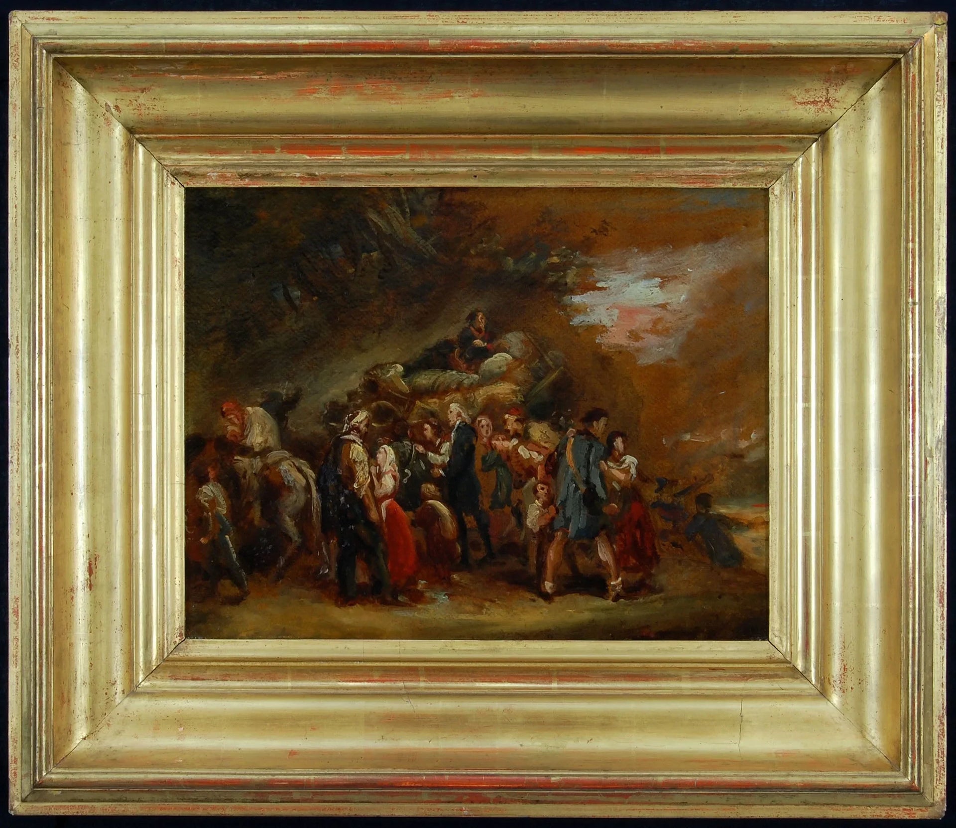 De terugtocht uit den Elzas - Ary Scheffer image 1 copie de tableau peinte à la main
