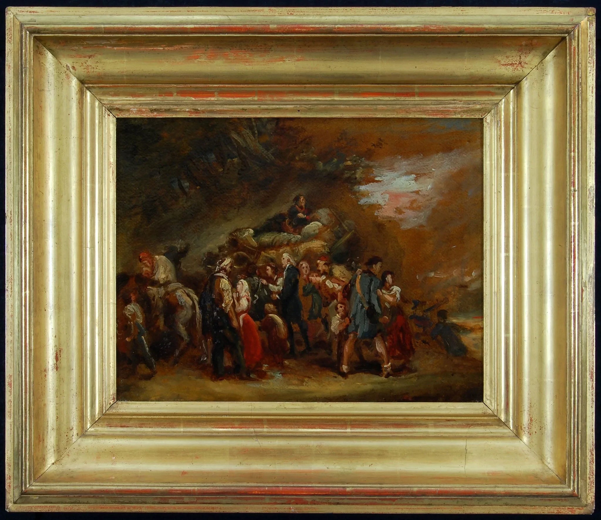 De terugtocht uit den Elzas - Ary Scheffer image 1 copie de tableau peinte à la main