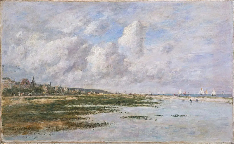Deauville à marée basse - Eugène Boudin