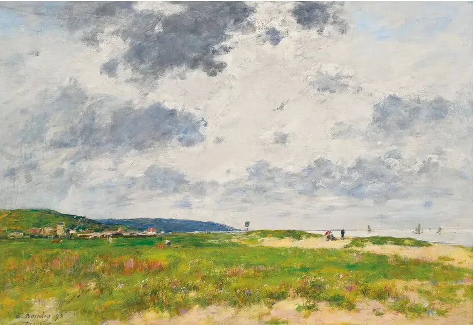 Deauville, La Dune - Eugène Boudin image 1 reproduction d’œuvre d’art à l’huile