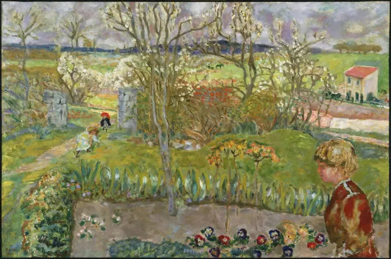 Début du printemps - Pierre Bonnard image 1 tableau peint à l’huile sur toile