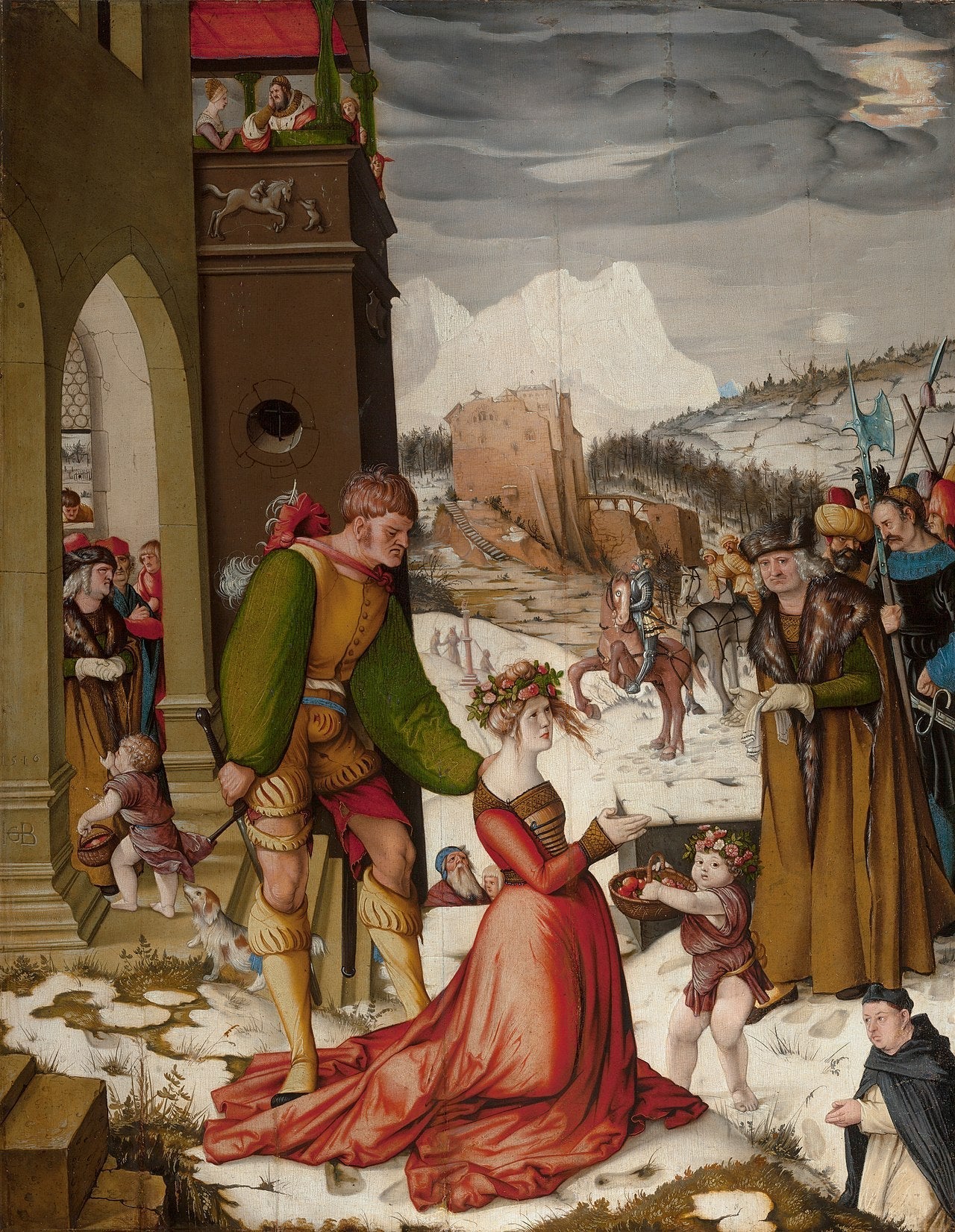 Décapitation de sainte Dorothée - Hans Baldung Grien image 1 tableau peint à l’huile sur toile