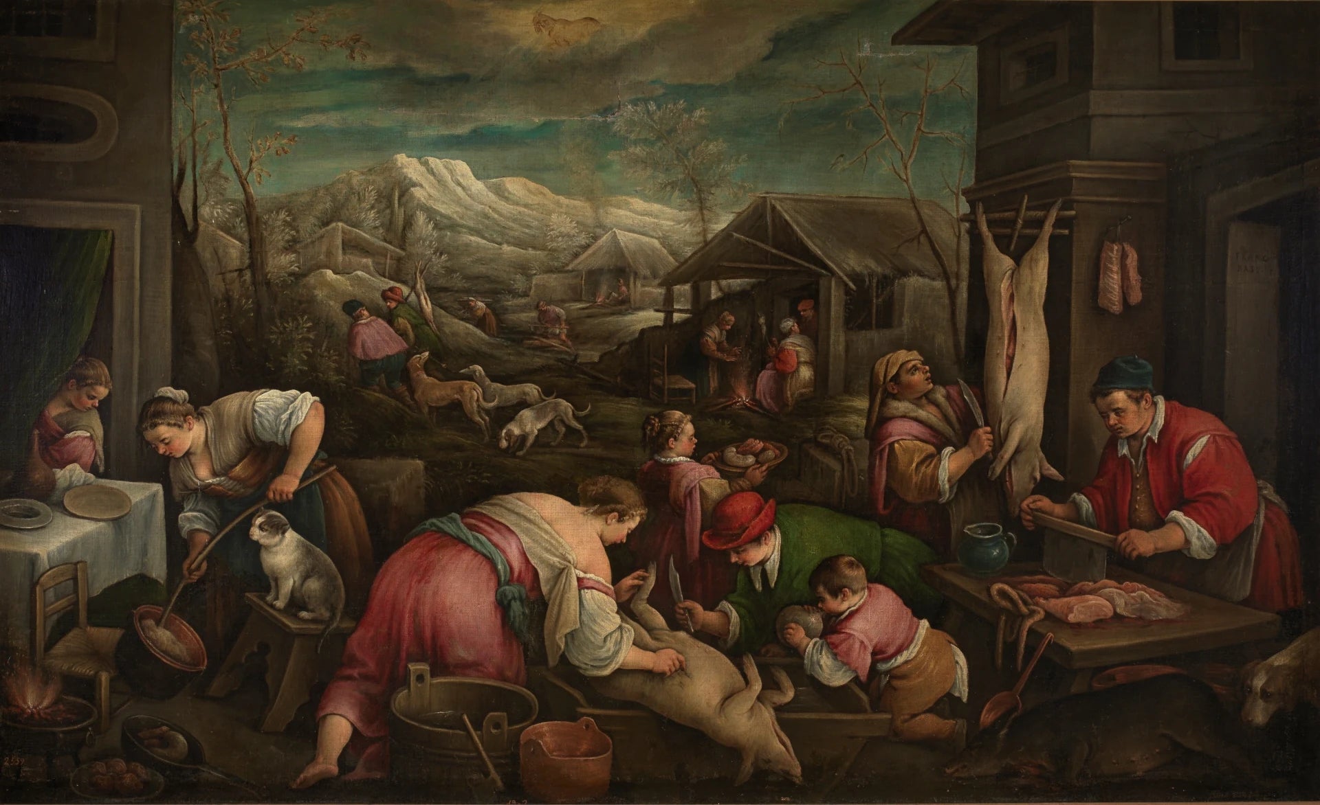 Décembre (Capricorne) - Francesco Bassano le Jeune