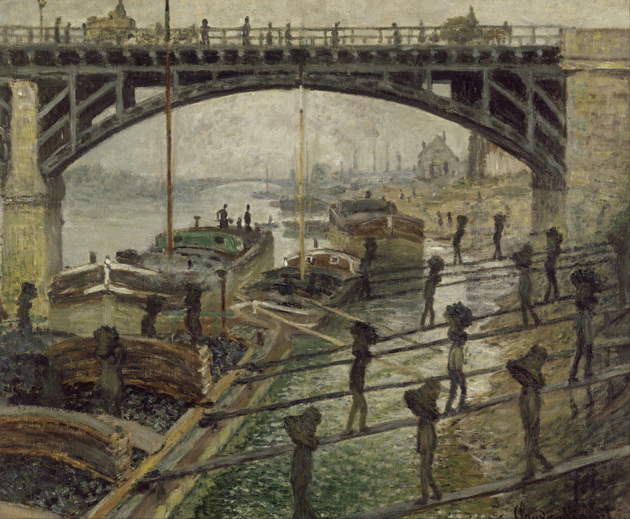 Les Déchargeurs de charbon W364 – Claude Monet