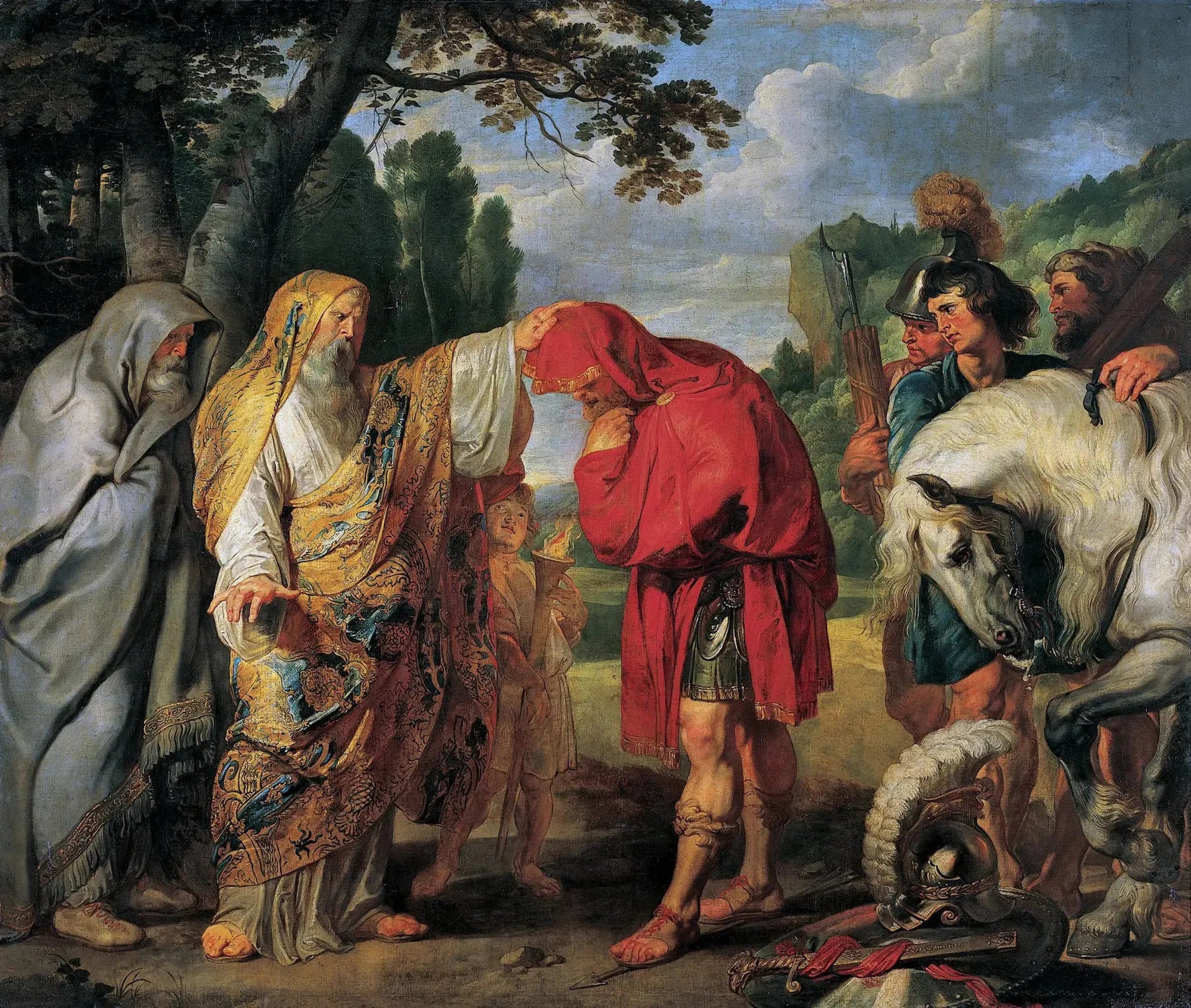 Decius Mus se prépare à la mort - Antoine van Dyck image 1 reproduction de peinture à l’huile