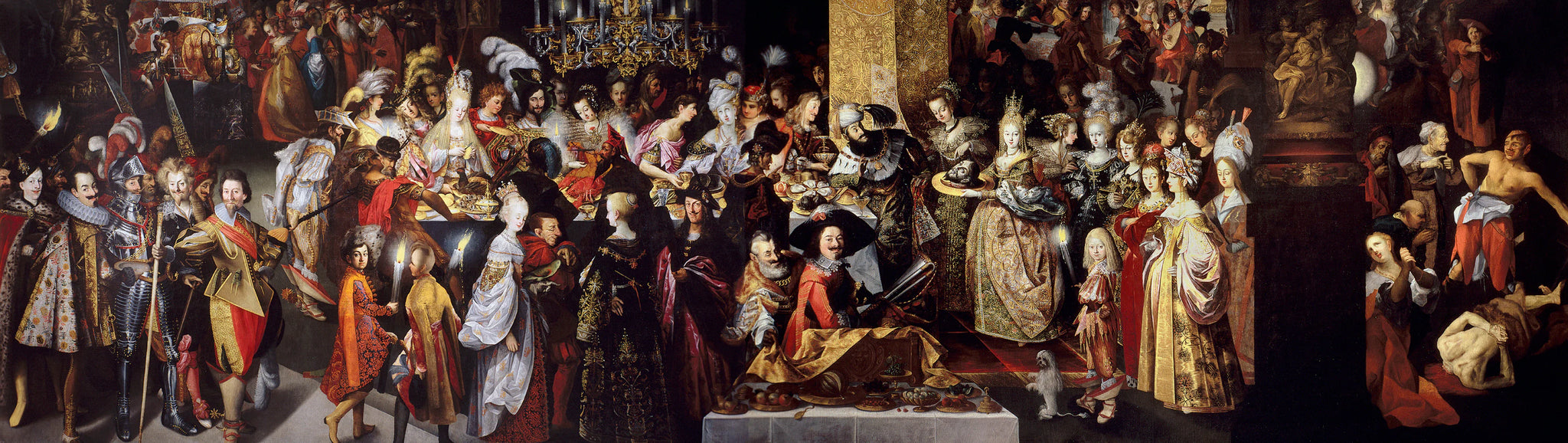 La Décollation de saint Jean-Baptiste et le Banquet d'Hérode - Bartholomeus Strobel