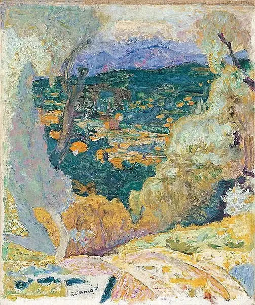 Décor méridional, le Cannet - Pierre Bonnard image 1 copie peinte à la main à l’huile