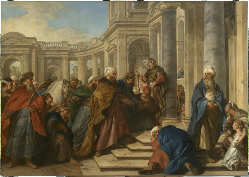 Le Dédain de Mardochée envers Aman - Jean-François de Troy