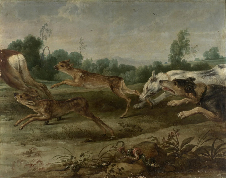 Deer Hunting - Frans Snyders