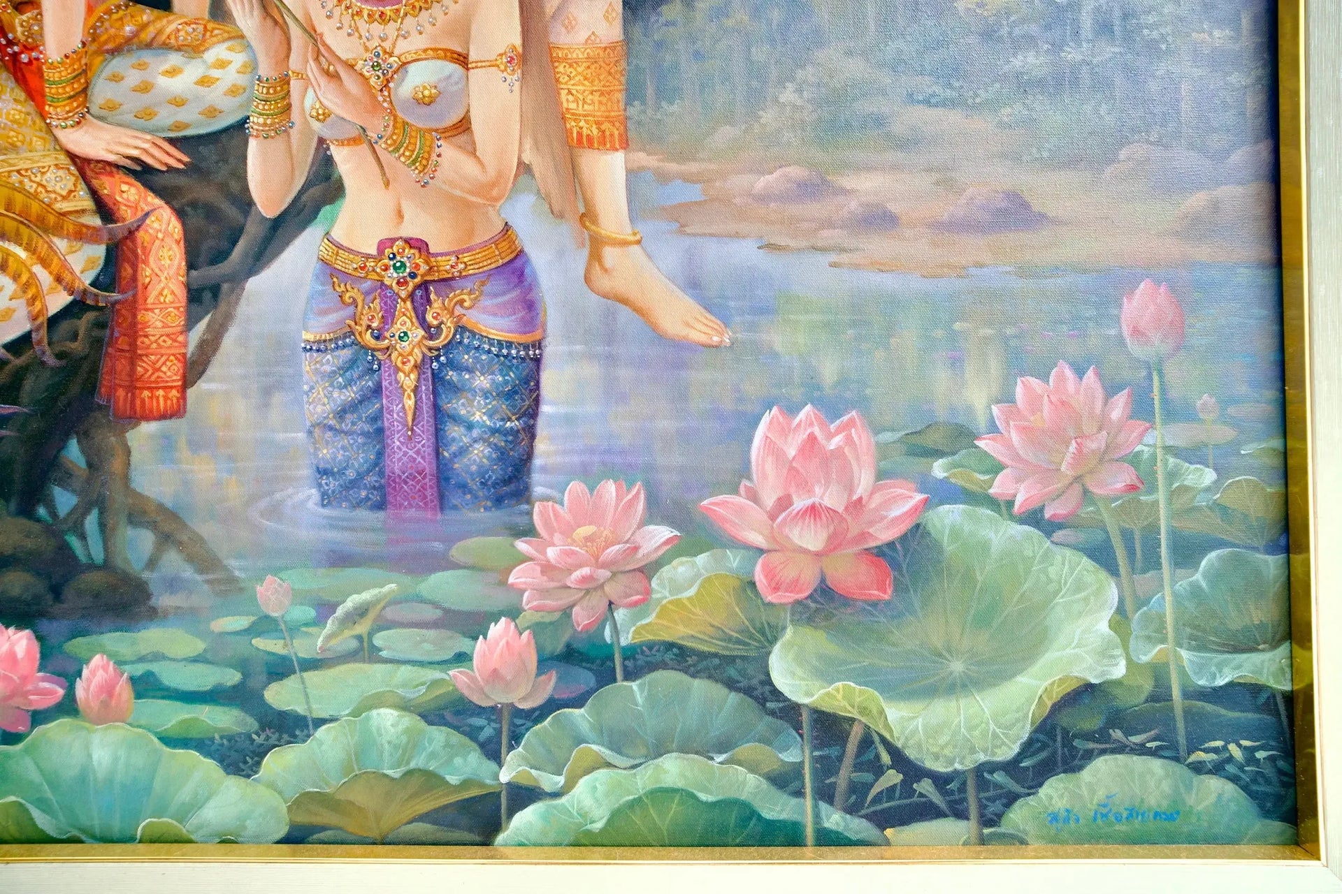 Déesse Kinnaree | 170 x 120 cm image 18 reproduction réalisée par Alpha Reproduction