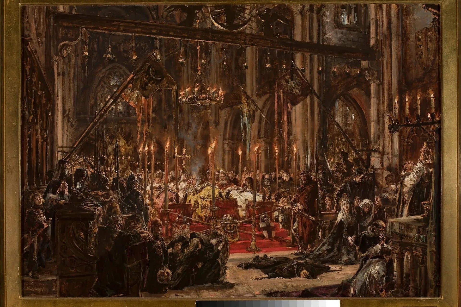 Défaite de Legnica, de la série « Histoire de la civilisation en Pologne » - Jan Matejko image 1 reproduction artisanale de tableau