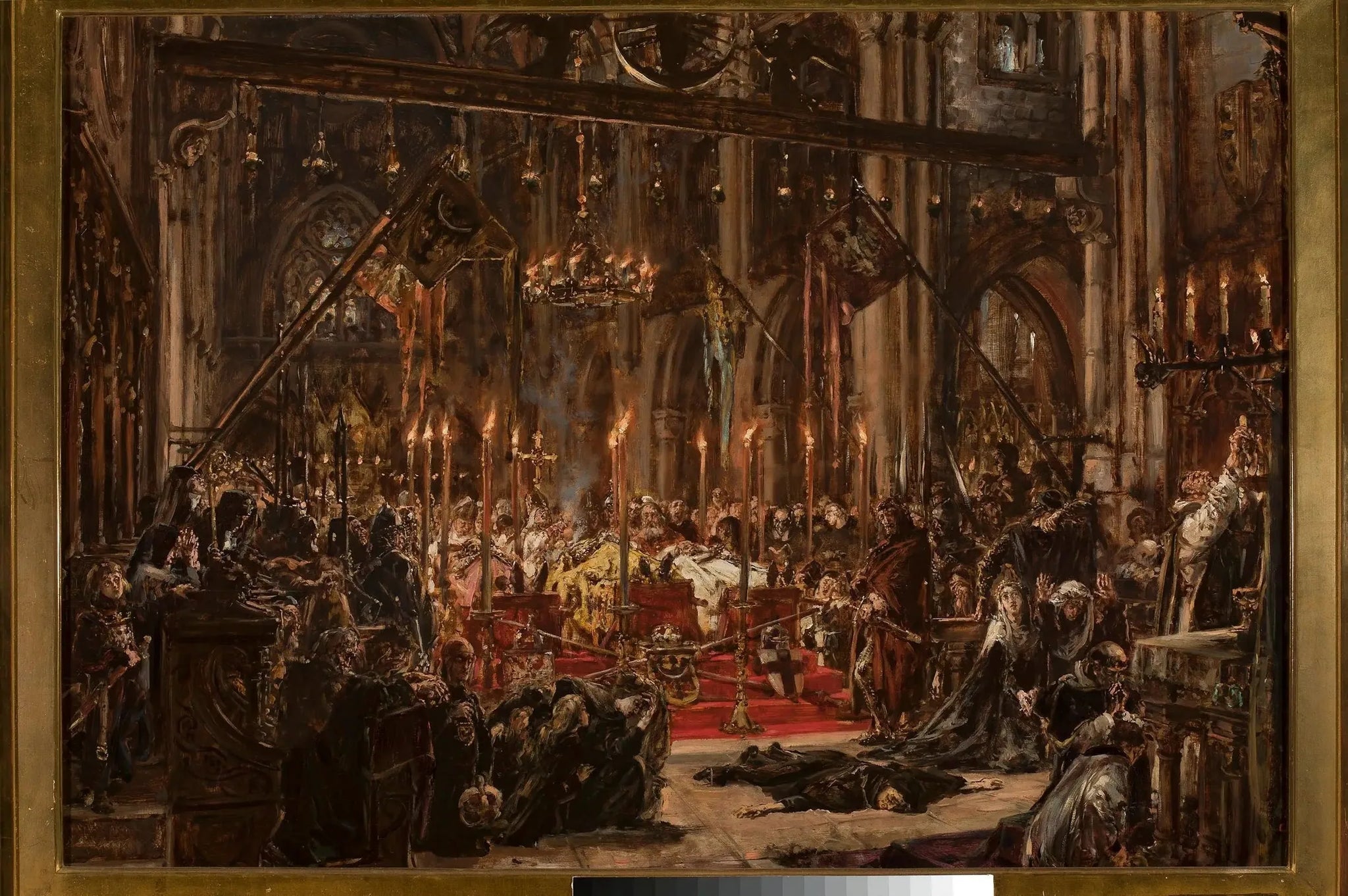 Défaite de Legnica, de la série « Histoire de la civilisation en Pologne » - Jan Matejko image 1 reproduction artisanale de tableau
