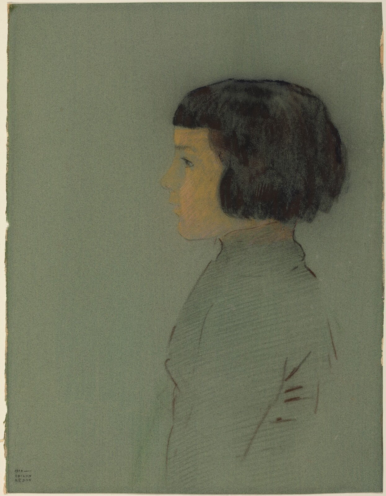 Léon Fayet (?), Odilon Redon, 1910 — pastel, National Gallery of Art