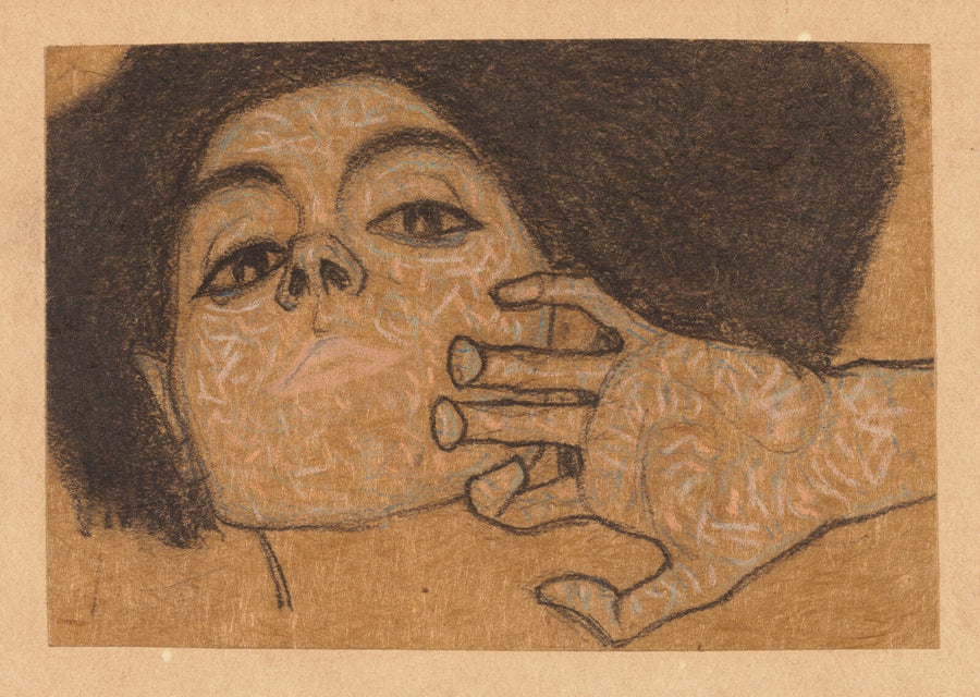 Head of a Woman - Egon Schiele