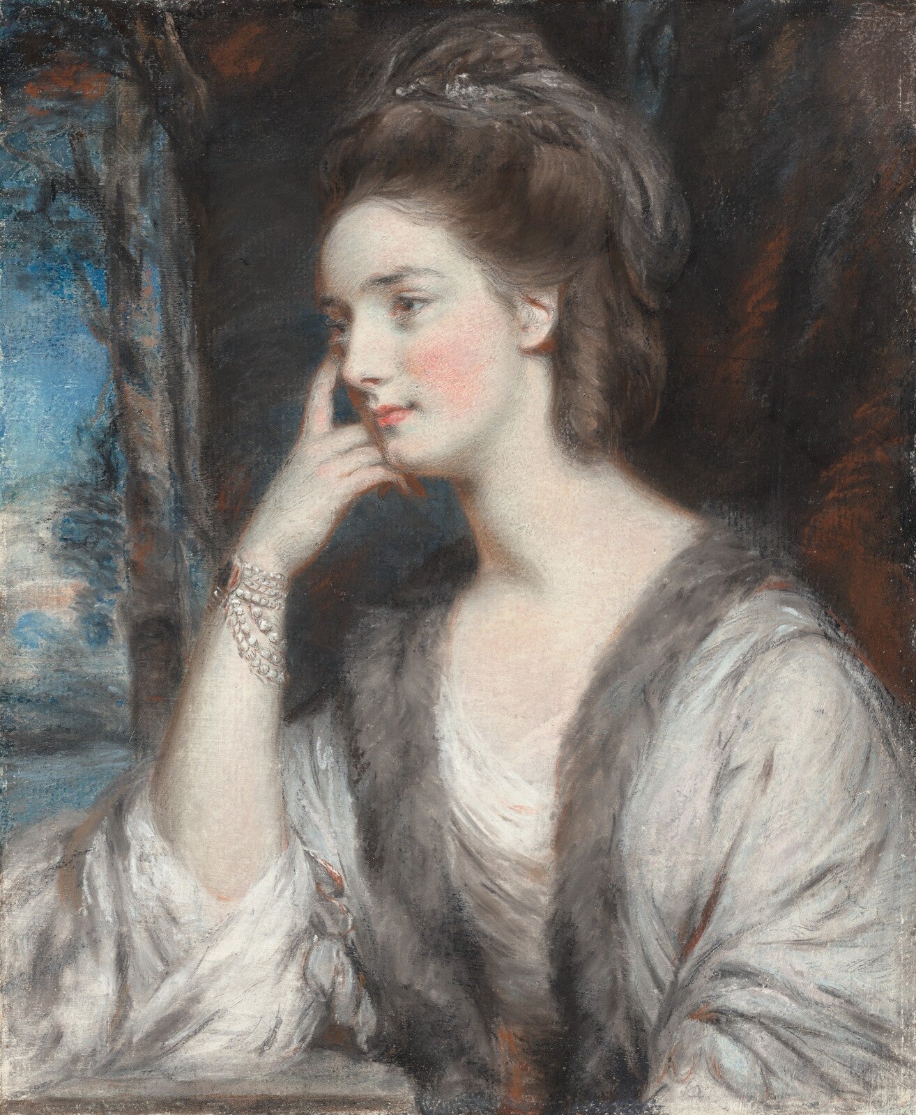 Charlotte, Lady Watkin Williams-Wynn, Daniel Gardner, c. 1775 — pastel, National Gallery of Art